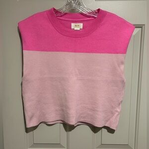 Maeve Women’s Pink Thick Sleeveless Sweater Size Small